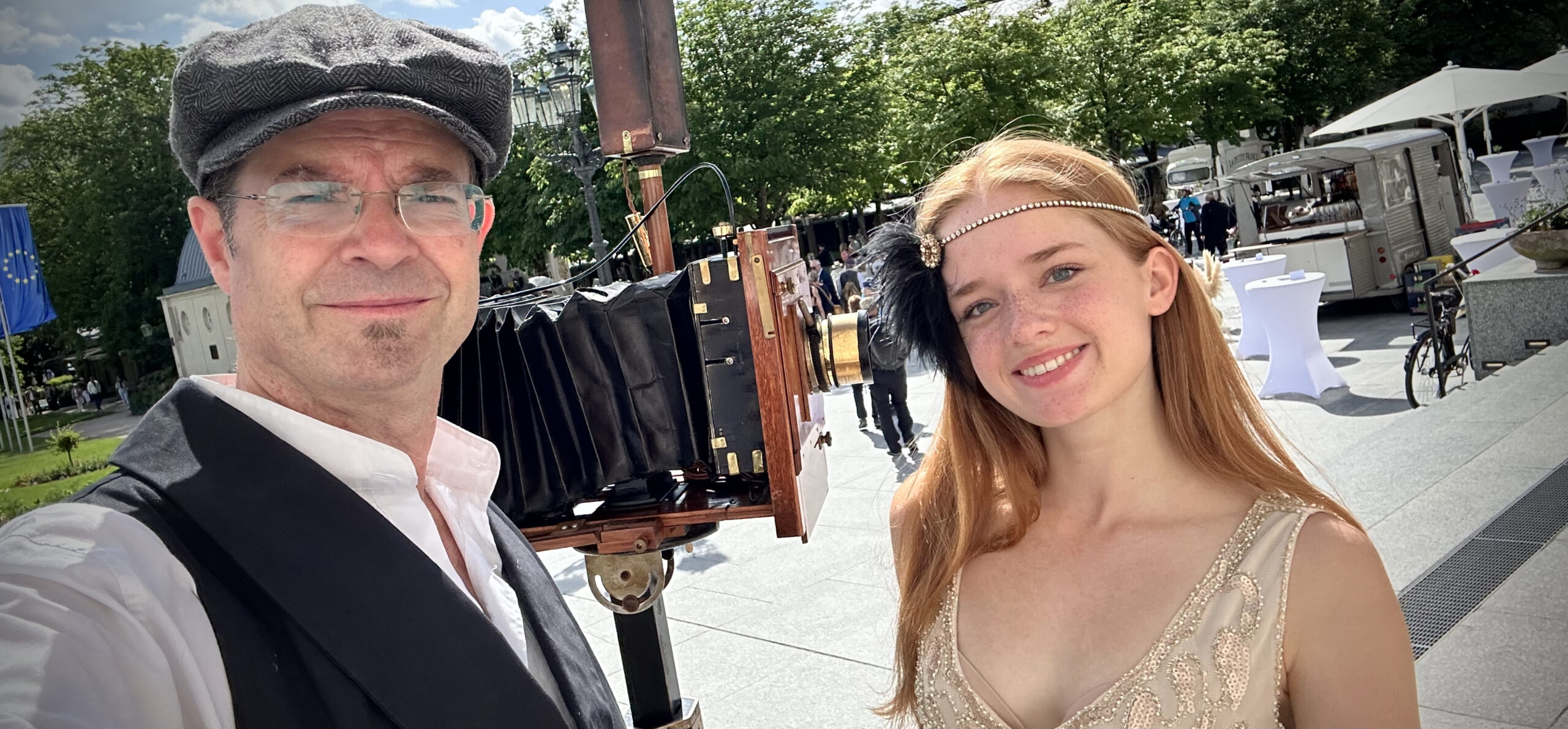 Event in Baden-Baden mit einem Fotografen